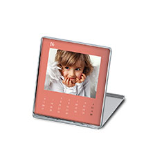 Tisch-Schmuckkalender (quadratisch, Fotopapier)