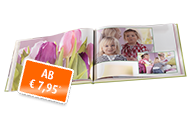 € 5,- auf Ihr erstes Fotobuch € 5,- auf Ihr erstes Fotobuch