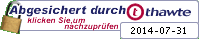 Thawte® Trusted Site Seal