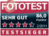 FOTOTEST Fotobuch Test: Testsieger 86 Punkte
