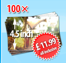 100 x 11cm format only &pound; 11.99 (postage & processing included)