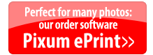Perfect for many photos: our order software Pixum EasyPrint