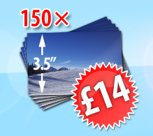 150 x 9cm format only &pound; 14 (postage & processing included)