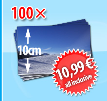100 Abz&uuml;ge im 10cm-Format f&uuml;r 9,99 Euro inklusive Versand und Bearbeitung